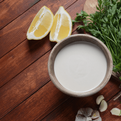Garlic, Lemon, Parsley, Tahini Salad Dressing | Recipe
