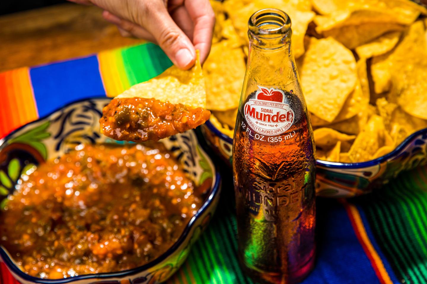easy homemade salsa with apple soda