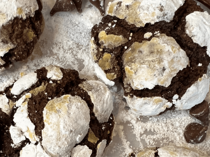 Cacao Chili Crinkle Cookies Recipe